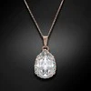 Diamond Sky Jewelry Kaklo papuošalas moterims DiamondSky "Celestial Drop III" su Swarovski kristalais