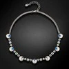 Diamond Sky Jewelry Kaklo papuošalas moterims DiamondSky „Vortex II (Aurora Borealis)“ su Swarovski kristalais