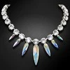 Diamond Sky Jewelry Kaklo papuošalas moterims DiamondSky „Atlantis (Aurora Borealis)“ su Swarovski kristalais