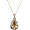 Diamond Sky Jewelry Kaklo papuošalas moterims DiamondSky Celestial Drop III (Golden Shadow) su Swarovski kristalais
