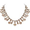 Diamond Sky Jewelry Kaklo papuošalas moterims DiamondSky „Crystal Branch (Golden Shadow)“ su Swarovski kristalais