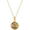 Diamond Sky Jewelry Kaklo papuošalas moterims DiamondSky Glare IV (Golden Shadow) su Swarovski kristalais