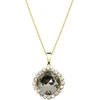 Diamond Sky Jewelry Kaklo papuošalas moterims DiamondSky Glare III (Sidabrinis Shadow) su Swarovski kristalais