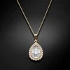 Diamond Sky Jewelry Kaklo papuošalas moterims DiamondSky Celestial Drop su Swarovski kristalais