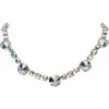 Diamond Sky Jewelry Kaklo papuošalas moterims DiamondSky „Vortex II (Aurora Borealis)“ su Swarovski kristalais