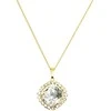 Diamond Sky Jewelry Komplektas "Akinantis spindesys III" su Swarovski kristalais