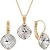 Diamond Sky Jewelry Komplektas "Akinantis spindesys IV" su Swarovski kristalais