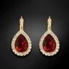 Diamond Sky Jewelry Papuošalų rinkinys moterims DiamondSky „Celestial Drop (Siam)“ su Swarovski kristalais