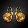 Diamond Sky Jewelry Papuošalų rinkinys moterims DiamondSky Clarice II (Golden Shadow) su Swarovski kristalais