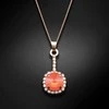 Diamond Sky Jewelry Papuošalų rinkinys moterims DiamondSky "Clarice VII (Light Coral)" su Swarovski kristalais
