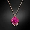 Diamond Sky Jewelry Papuošalų rinkinys moterims DiamondSky "Crete (Fuchsia)" su Preciosa kristalais