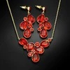 Diamond Sky Jewelry Papuošalų rinkinys moterims DiamondSky "Fillory Magic (Light Siam)" su Preciosa kristalais