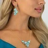Diamond Sky Jewelry Papuošalų rinkinys moterims DiamondSky "Fillory Magic (Aqua Bohemica)" su Preciosa kristalais