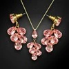 Diamond Sky Jewelry Papuošalų rinkinys moterims DiamondSky "Amber II (Light Rose)" su Preciosa kristalais