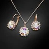 Diamond Sky Jewelry Papuošalų rinkinys moterims DiamondSky "Glory II (Aurore Boreale)" su Swarovski kristalais