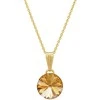 Diamond Sky Jewelry Papuošalų rinkinys moterims DiamondSky Clarice II (Golden Shadow) su Swarovski kristalais