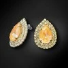 Diamond Sky Jewelry Papuošalų rinkinys moterims DiamondSky "Jasmine (Peach DeLite)" su Swarovski kristalais