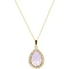Diamond Sky Jewelry Papuošalų rinkinys moterims DiamondSky „Celestial Drop (Rose Vanduo Opal)“ su Swarovski kristalais