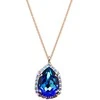 Diamond Sky Jewelry Papuošalų rinkinys moterims DiamondSky „Celestial Drop III (Bermuda Mėlyna)“ su Swarovski kristalais