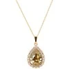 Diamond Sky Jewelry Papuošalų rinkinys moterims DiamondSky „Celestial Drop (Golden Shadow)“ su Swarovski kristalais