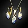 Diamond Sky Jewelry Papuošalų rinkinys moterims DiamondSky "Enigma (Aurore Boreale)" su Swarovski kristalais