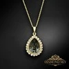 Diamond Sky Jewelry Papuošalų rinkinys moterims DiamondSky „Celestial Drop (Sidabrinis Night)“ su Swarovski kristalais