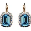 Diamond Sky Jewelry Papuošalų rinkinys moterims DiamondSky „Lourdes (Aquamarine)“ su Swarovski kristalais