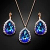 Diamond Sky Jewelry Papuošalų rinkinys moterims DiamondSky „Celestial Drop III (Bermuda Mėlyna)“ su Swarovski kristalais