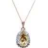 Diamond Sky Jewelry Papuošalų rinkinys moterims DiamondSky „Celestial Drop III (Golden Shadow)“ su Swarovski kristalais