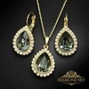 Diamond Sky Jewelry Papuošalų rinkinys moterims DiamondSky „Celestial Drop (Sidabrinis Night)“ su Swarovski kristalais