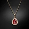 Diamond Sky Jewelry Papuošalų rinkinys moterims DiamondSky Celestial Drop (Siam) su Swarovski kristalais