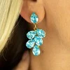 Diamond Sky Jewelry Papuošalų rinkinys moterims DiamondSky "Amber II (Aqua Bohemica)" su Preciosa kristalais