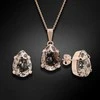 Diamond Sky Jewelry Papuošalų rinkinys moterims DiamondSky "Venus II (Rose Patina)" su Swarovski kristalais