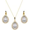 Diamond Sky Jewelry Papuošalų rinkinys moterims DiamondSky „Celestial Drop“ su Swarovski kristalais