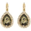 Diamond Sky Jewelry Papuošalų rinkinys moterims DiamondSky „Celestial Drop (Gold Patina)“ su Swarovski kristalais
