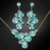 Diamond Sky Jewelry Papuošalų rinkinys moterims DiamondSky "Fillory Magic (Aqua Bohemica)" su Preciosa kristalais