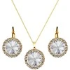 Diamond Sky Jewelry Papuošalų rinkinys moterims DiamondSky Clarice su Swarovski kristalais