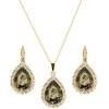 Diamond Sky Jewelry Papuošalų rinkinys moterims DiamondSky „Celestial Drop (Gold Patina)“ su Swarovski kristalais