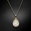 Diamond Sky Jewelry Papuošalų rinkinys moterims DiamondSky Celestial Drop (Baltas Patina) su Swarovski kristalais
