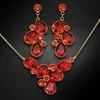 Diamond Sky Jewelry Papuošalų rinkinys moterims DiamondSky "Fillory Magic (Light Siam)" su Preciosa kristalais