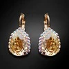 Diamond Sky Jewelry Papuošalų rinkinys moterims DiamondSky „Celestial Drop III (Golden Shadow)“ su Swarovski kristalais