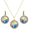 Diamond Sky Jewelry Papuošalų rinkinys moterims DiamondSky Clarice (Aurore Boreale) su Swarovski kristalais