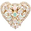 Diamond Sky Jewelry Segė moterims DiamondSky "Crystal Heart II (Aurora Borealis)" su Swarovski kristalais