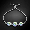 Diamond Sky Jewelry Sidabrinė apyrankė moterims DiamondSky "Glare II (Aurora Borealis)"