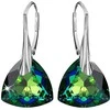 Diamond Sky Jewelry Sidabriniai auskarai moterims DiamondSky „Evening Shine (Vitrail Medium)" su Swarovski kristalais