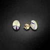 Diamond Sky Jewelry Sidabriniai auskarai moterims DiamondSky „Clarice V (Aurora Borealis)“ su Swarovski kristalais