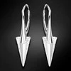 Diamond Sky Jewelry Sidabriniai auskarai moterims DiamondSky „Spike II“ su Swarovski kristalais