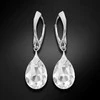 Diamond Sky Jewelry Sidabriniai auskarai moterims DiamondSky „Moon Shine" su Swarovski kristalais