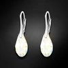Diamond Sky Jewelry Sidabriniai auskarai moterims DiamondSky „Enchanté (Aurora Borealis)" su Swarovski kristalais