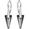 Diamond Sky Jewelry Sidabriniai auskarai moterims DiamondSky „Spike II (Sidabrinis Night)“ su Swarovski kristalais